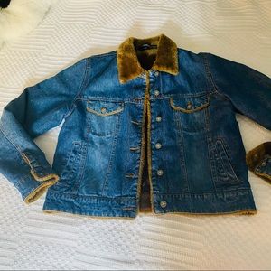 Hurley Jeans with Fur lining Jacket